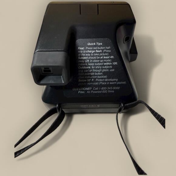 Vintage Polaroid 600 One Step Business Edition 2 Instant Camera With Strap - Picture 3 of 4